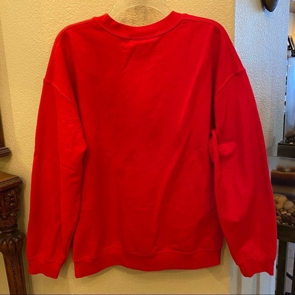 Gildan CHRISTMAS Red Graphic Sweatshirt Size Large-Unisex - Picture 4 of 7